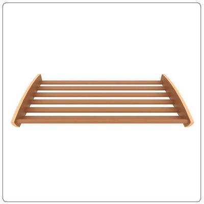 Полка реечная (э) G=470 H=80 L=1000 для стеллажа Криспи Eco Line