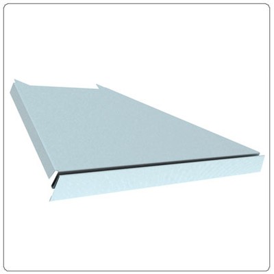 Полка угловая внешняя G-470 с кронштейном для стеллажа Криспи Eco Line