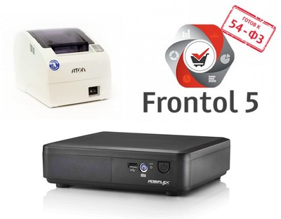 POS-система ForPOSt Супермаркет 8" (АТОЛ FPrint-22ПТK с ФН, Frontol Торговля 54ФЗ, POS PC, КВ, ДП, ДЯ, MSR123)