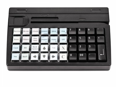 Программируемая POS-клавиатура Posiflex KB-4000U-B (с ридером МК)