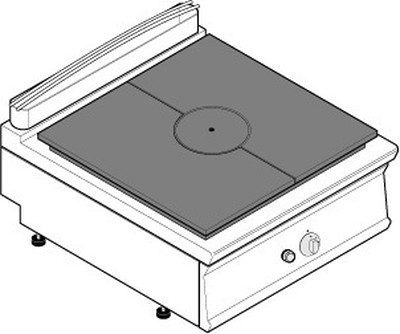 Плита 740 серии Tecnoinox PPC8G7 ГАЗ 