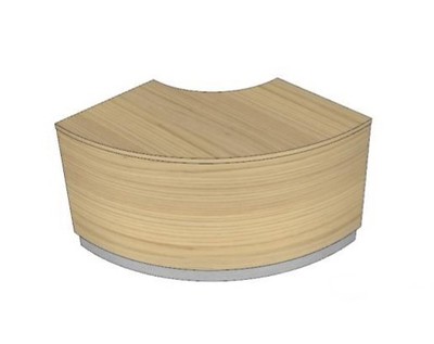 Прилавок радиусный внешний