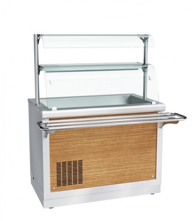 Прилавок-витрина холодильный HOT-LINE ПВВ(Н)-70Х-02-НШ