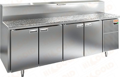 Стол холодильный для пиццы HiCold PZ1-1111/GN (каменная столешница)
