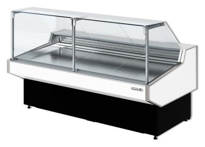 Холодильная витрина Cryspi Magnum Quadro 3750 Fish (с боковинами)