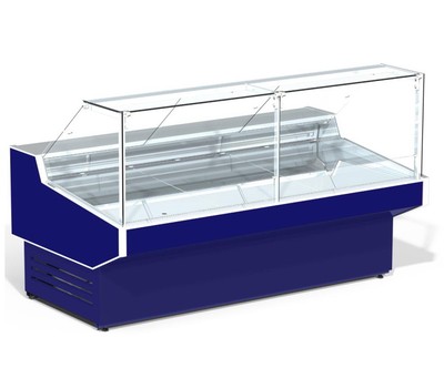 Холодильная витрина Cryspi Magnum Quadro 2500 без боковин (встроенный холод)