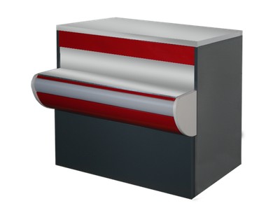 Кассовый нейтральный прилавок Интэко-Мастер РКС-1000 ВИЛИЯ