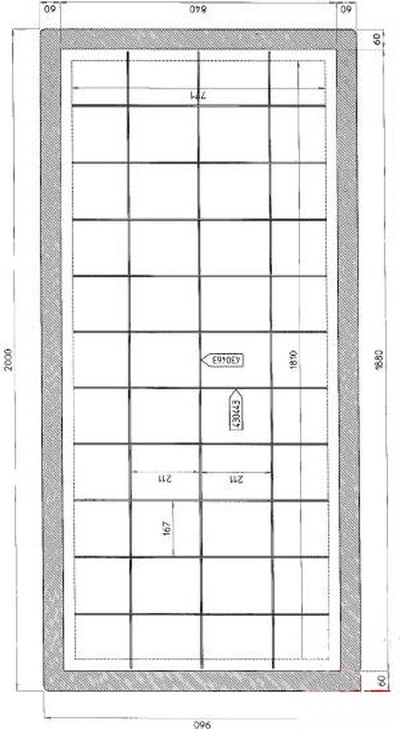 Разделитель плексиглас (комплект, 32 компонента) для Framec GLOBAL LIGHT 150