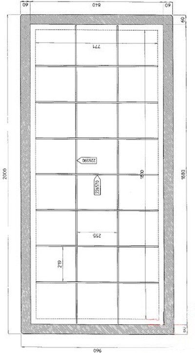 Разделитель проволочный (комплект, 18 компонентов) для Framec GLOBAL LIGHT 150