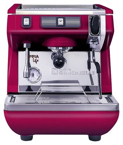 Кофемашина Nuova Simonelli Appia LIFE 1GR V 220V red (высокая группа)