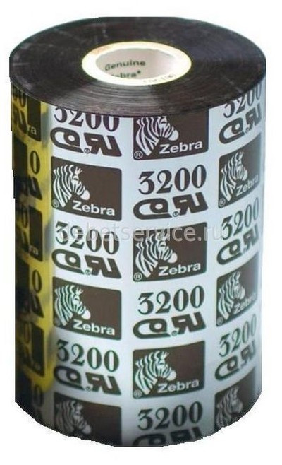 Риббон 3200 Wax/Resin Black 56.9 мм / 74 м (Zebra TLP 2824)
