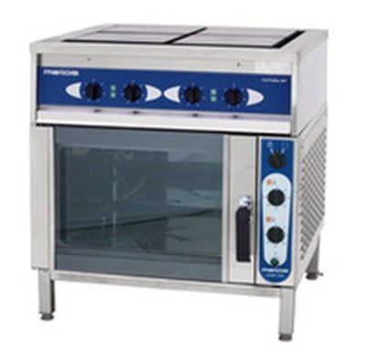 Плита 6-конфорочная 800 серии Hackman Metos RP4/24 (конвекционный шкаф)