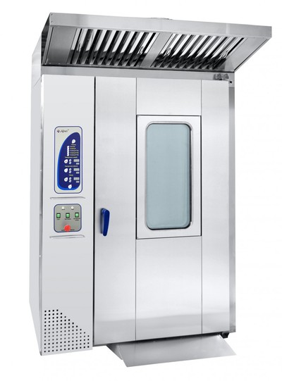 Ротационный пекарский шкаф Abat РПШ-16-2/1М (с тележкой ТШГ-16-2/1)