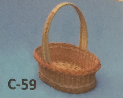 Корзина с ручкой "Чешуя"