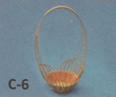 Корзина с веерообразной ручкой