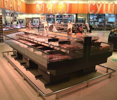 Полувертикальная горка Arneg SENDAI 2 85 H125 M1 GI 1250