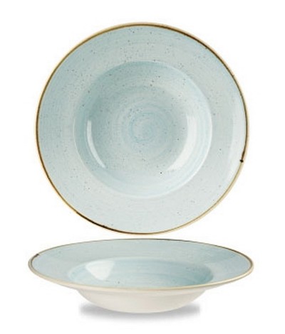 Салатник с бортом Churchill Stonecast 24 см (голубой) 