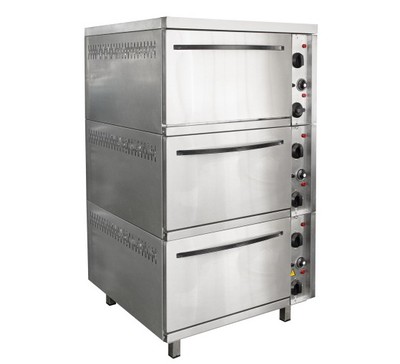 Жарочный шкаф 3-секционный ШЭЖП-3-Н2 (полностью нерж.)