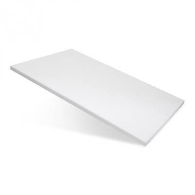 Доска разделочная 530х325х18 мм, белый пластик