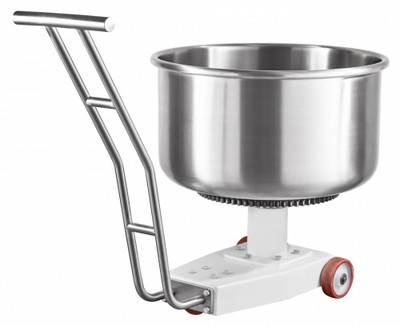 Дежа подкатная в сборе для тестомеса Abat ТМС-120СП-2П