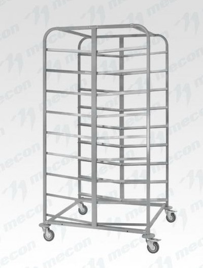 Тележка-шпилька для хлебных лотков 450х740 ТШХп Profi Ral 800х950х1800