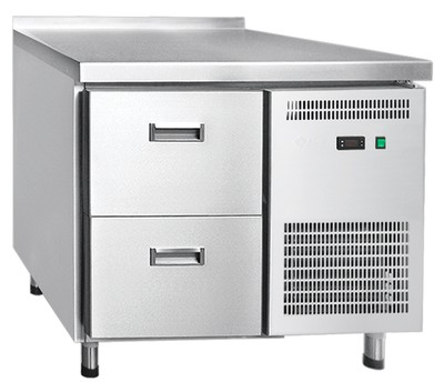 Стол холодильный Abat СХС-70 с бортом (ящики 1/2)