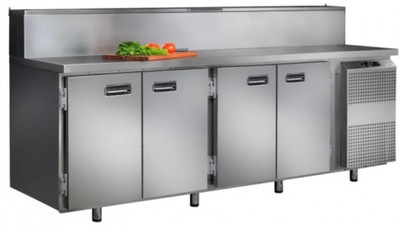 Стол холодильный для пиццы Finist СХСпц-600-4 (с бортами)