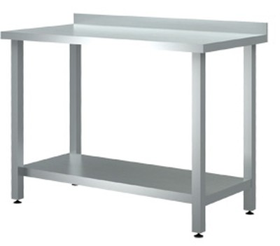 Стол разделочный пристенный с бортом СРПНЭ1; СП 1200х600