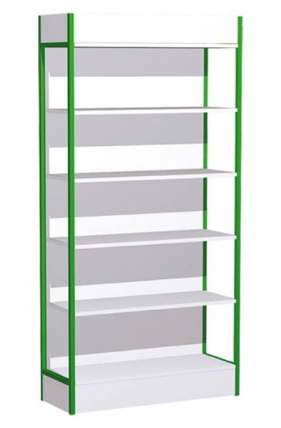 Стеллаж пристенный СТ 22 (с 2-мя стойками)