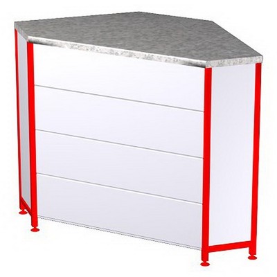 Прилавок трапециевидный СТЛ07 внеш.