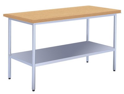 Стол кондитерский СКП 15*8 (каркас разборный из уголка) (нерж.)