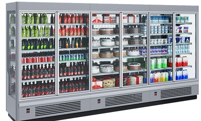 Пристенный охлаждаемый стеллаж Polair STRETTO 2500 МG Plug-In