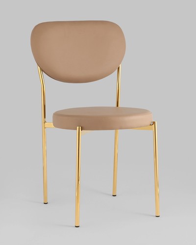 Стул обеденный Барбара экокожа бежевый