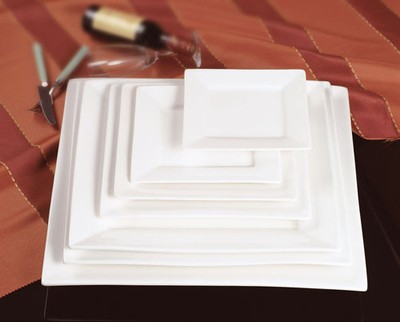 Тарелка десертная плоская с бортом Fairway 21,5 см (фарфор) 