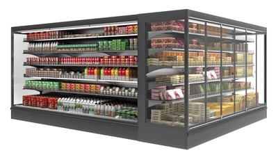 Пристенный охлаждаемый стеллаж Polair Monte MH TG