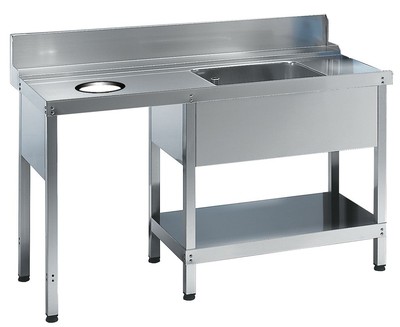 Стол для грязной посуды ANGELO PO TP15FS