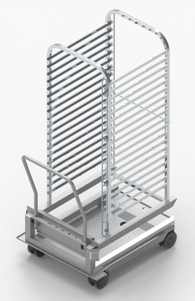 Тележка для пароконвектомата ТП 20-2/1М