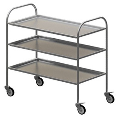 Тележка сервировочная ТС-3П (с бортом 15 мм)