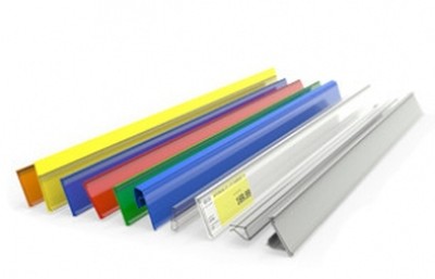 Комплект ценников на горку 1250 (5 навесных полок + базовая полка)