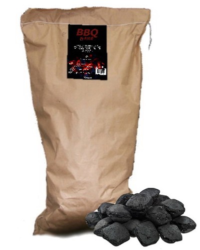 Уголь древесный для грилей BBQFIRE (в брикетах, 10 кг)