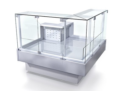 Холодильная витрина Айсберг Айс Куб-Ун90в Встройка (наруж.угол)