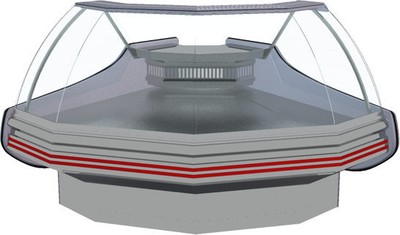 Холодильная витрина Оберон-люкс ВС-12 Угол наружный 90 Гастрономическая (выносной холод)