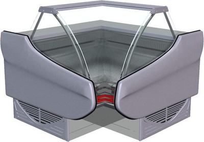 Холодильная витрина Оберон-люкс ВС-12 Угол внутренний 90 Гастрономическая (выносной холод)