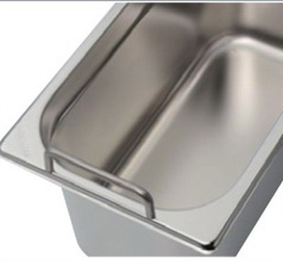 Гастроемкость GN 2/3-200 Inox Macel 23200+MAVE (вертикальные сварные ручки)