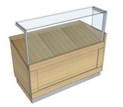 Витрина для выпечки