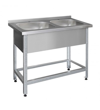 Ванна моечная цельнотянутая Финист ВМЛц-2 (1200х500х850)