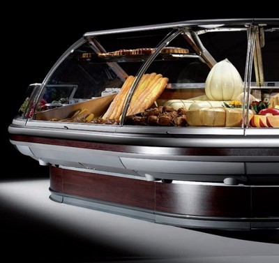 Холодильная витрина Criocabin ERGO AA 90 (внеш. угол 90, выносной холод)