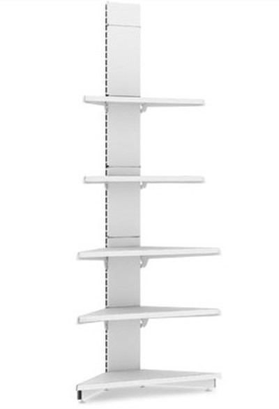 Пристенный стеллаж Eco Line для магазина угловой внешний H=2250 мм