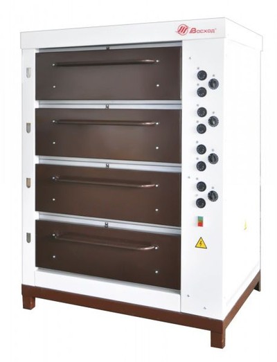 Хлебопекарная ярусная печь ХПЭ-750/4 (крашенная) Снята с производства!