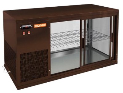 Кондитерская витрина-купе HiCold VRL 1300 L (R) Brown